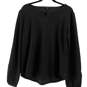 Ann Taylor Black Top Size L